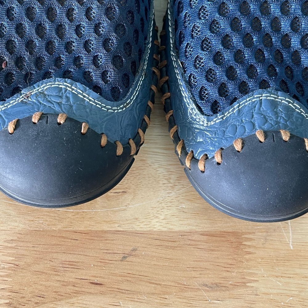 Men's Navy Blue Casual Sandal-Style Slip-On